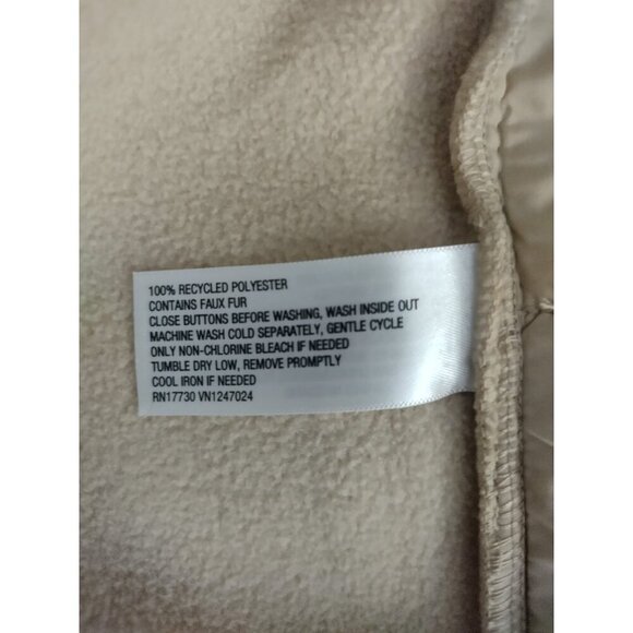 Goodfellow & Co Men's Faux Fur Quarter Zip Pullover Jacket, Size L. NWT - Picture 4 of 7